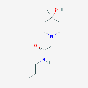 2-(4-hydroxy-4-methylpiperidin-1-yl)-N-propylacetamide