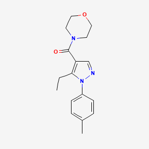 [5-Ethyl-1-(4-methylphenyl)pyrazol-4-yl]-morpholin-4-ylmethanone