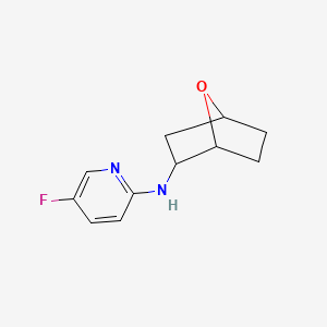 5-fluoro-N-(7-oxabicyclo[2.2.1]heptan-2-yl)pyridin-2-amine