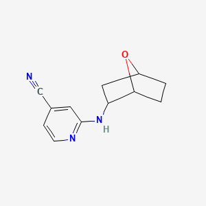 2-(7-Oxabicyclo[2.2.1]heptan-2-ylamino)pyridine-4-carbonitrile