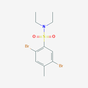 2,5-dibromo-N,N-diethyl-4-methylbenzenesulfonamide