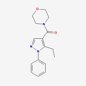 (5-Ethyl-1-phenylpyrazol-4-yl)-morpholin-4-ylmethanone