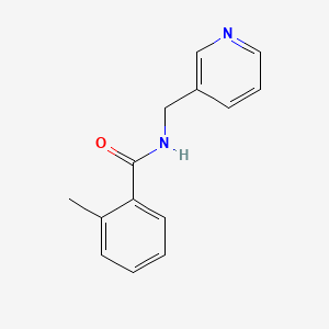 molecular formula C14H14N2O B7602899 2-methyl-N-(pyridin-3-ylmethyl)benzamide 