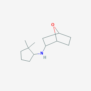 molecular formula C13H23NO B7602903 N-(2,2-dimethylcyclopentyl)-7-oxabicyclo[2.2.1]heptan-2-amine 