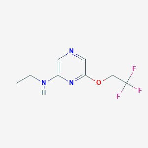 N-ethyl-6-(2,2,2-trifluoroethoxy)pyrazin-2-amine