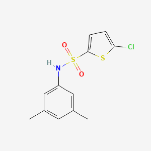 molecular formula C12H12ClNO2S2 B7602957 5-chloro-N-(3,5-dimethylphenyl)thiophene-2-sulfonamide 