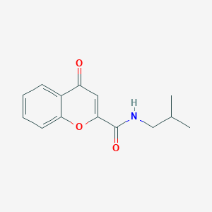 N-(2-methylpropyl)-4-oxochromene-2-carboxamide