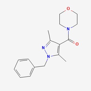 (1-Benzyl-3,5-dimethylpyrazol-4-yl)-morpholin-4-ylmethanone