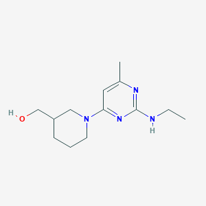 [1-[2-(Ethylamino)-6-methylpyrimidin-4-yl]piperidin-3-yl]methanol