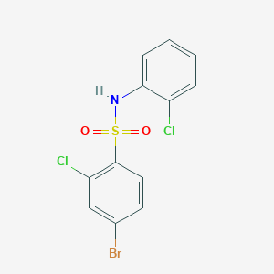 4-bromo-2-chloro-N-(2-chlorophenyl)benzenesulfonamide