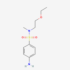 4-amino-N-(2-ethoxyethyl)-N-methylbenzenesulfonamide