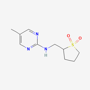 N-[(1,1-dioxothiolan-2-yl)methyl]-5-methylpyrimidin-2-amine