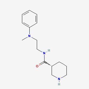 (3R)-N-[2-(N-methylanilino)ethyl]piperidine-3-carboxamide