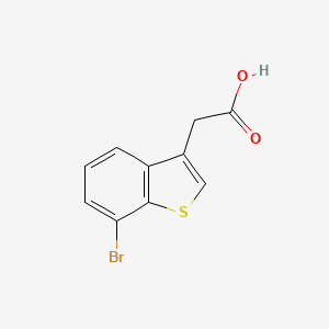 2-(7-Bromo-1-benzothiophen-3-yl)acetic acid