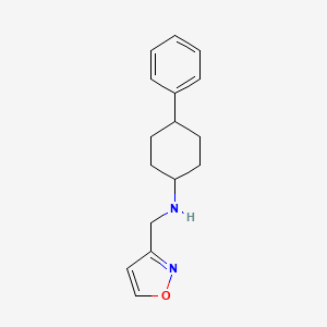 N-(1,2-oxazol-3-ylmethyl)-4-phenylcyclohexan-1-amine