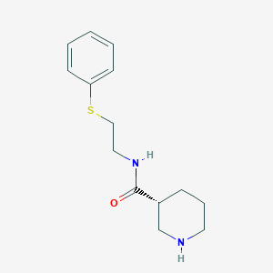 (3R)-N-(2-phenylsulfanylethyl)piperidine-3-carboxamide