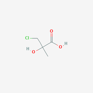 B076035 3-Chloro-2-hydroxy-2-methylpropanoic acid CAS No. 13881-41-9