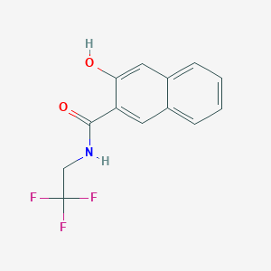 3-hydroxy-N-(2,2,2-trifluoroethyl)naphthalene-2-carboxamide