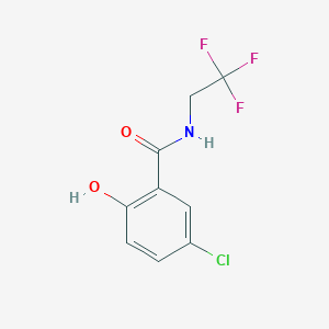 5-chloro-2-hydroxy-N-(2,2,2-trifluoroethyl)benzamide