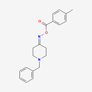 [(1-Benzylpiperidin-4-ylidene)amino] 4-methylbenzoate