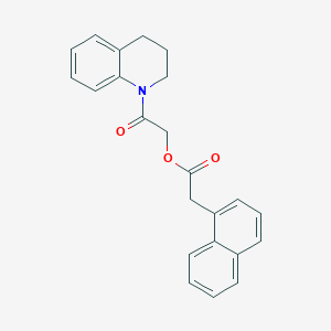 [2-(3,4-dihydro-2H-quinolin-1-yl)-2-oxoethyl] 2-naphthalen-1-ylacetate