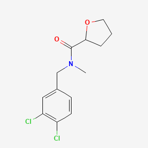 N-[(3,4-dichlorophenyl)methyl]-N-methyloxolane-2-carboxamide