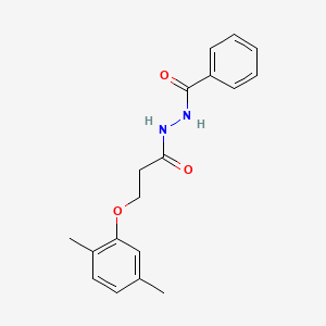 N'-[3-(2,5-dimethylphenoxy)propanoyl]benzohydrazide