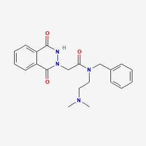 N-benzyl-N-[2-(dimethylamino)ethyl]-2-(1,4-dioxo-3H-phthalazin-2-yl)acetamide