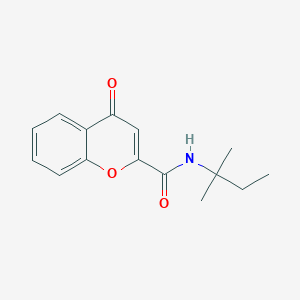 N-(2-methylbutan-2-yl)-4-oxochromene-2-carboxamide