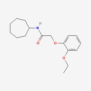 N-cycloheptyl-2-(2-ethoxyphenoxy)acetamide