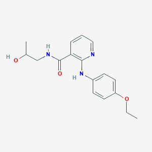 2-(4-ethoxyanilino)-N-(2-hydroxypropyl)pyridine-3-carboxamide