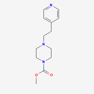 Methyl 4-(2-pyridin-4-ylethyl)piperazine-1-carboxylate