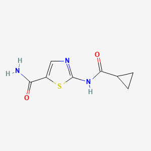 2-(Cyclopropanecarbonylamino)-1,3-thiazole-5-carboxamide