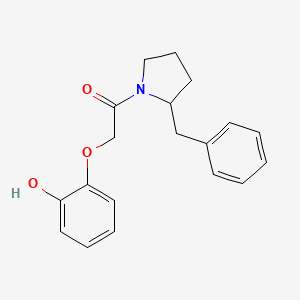 1-(2-Benzylpyrrolidin-1-yl)-2-(2-hydroxyphenoxy)ethanone