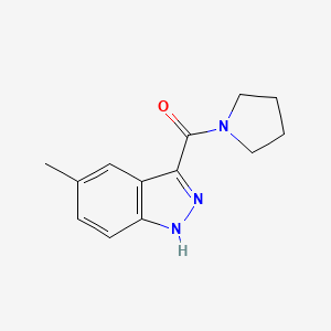 (5-methyl-1H-indazol-3-yl)-pyrrolidin-1-ylmethanone