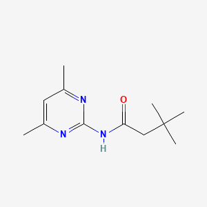 N-(4,6-dimethylpyrimidin-2-yl)-3,3-dimethylbutanamide