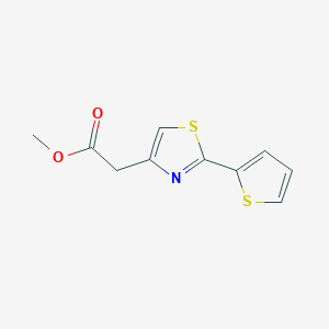 Methyl 2-(2-thiophen-2-yl-1,3-thiazol-4-yl)acetate