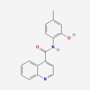 N-(2-hydroxy-4-methylphenyl)quinoline-4-carboxamide