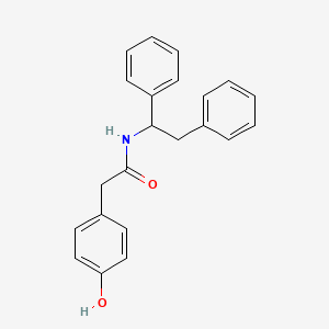 N-(1,2-diphenylethyl)-2-(4-hydroxyphenyl)acetamide