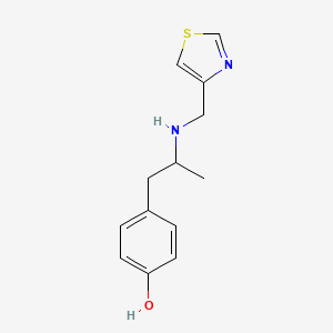 4-[2-(1,3-Thiazol-4-ylmethylamino)propyl]phenol