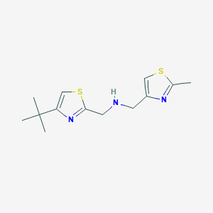 N-[(4-tert-butyl-1,3-thiazol-2-yl)methyl]-1-(2-methyl-1,3-thiazol-4-yl)methanamine