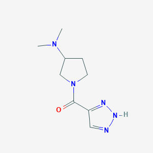 [3-(dimethylamino)pyrrolidin-1-yl]-(2H-triazol-4-yl)methanone