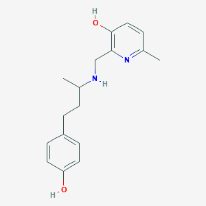 2-[[4-(4-Hydroxyphenyl)butan-2-ylamino]methyl]-6-methylpyridin-3-ol