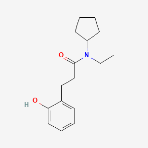 N-cyclopentyl-N-ethyl-3-(2-hydroxyphenyl)propanamide