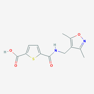 5-[(3,5-Dimethyl-1,2-oxazol-4-yl)methylcarbamoyl]thiophene-2-carboxylic acid