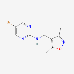 5-bromo-N-[(3,5-dimethyl-1,2-oxazol-4-yl)methyl]pyrimidin-2-amine