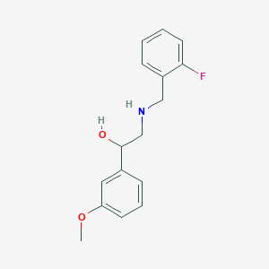 2-[(2-Fluorophenyl)methylamino]-1-(3-methoxyphenyl)ethanol