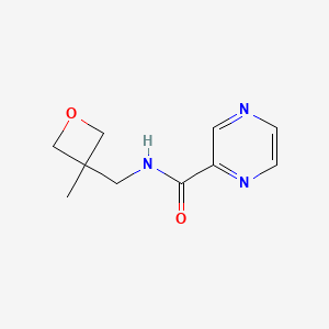 N-[(3-methyloxetan-3-yl)methyl]pyrazine-2-carboxamide