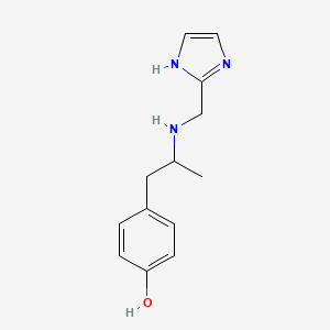 4-[2-(1H-imidazol-2-ylmethylamino)propyl]phenol