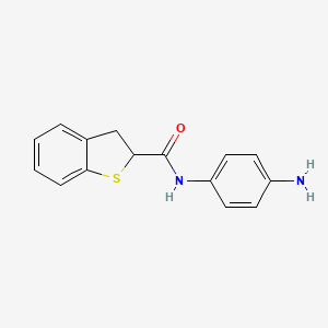 N-(4-aminophenyl)-2,3-dihydro-1-benzothiophene-2-carboxamide